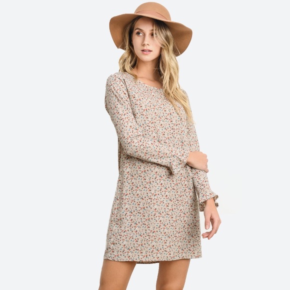 Le Lis Dresses & Skirts - "Carrie" Floral Printed Short Tunic Dress